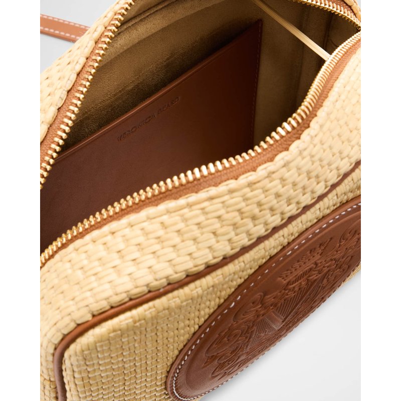 Bolsa Crossbody Click Raffia Camera