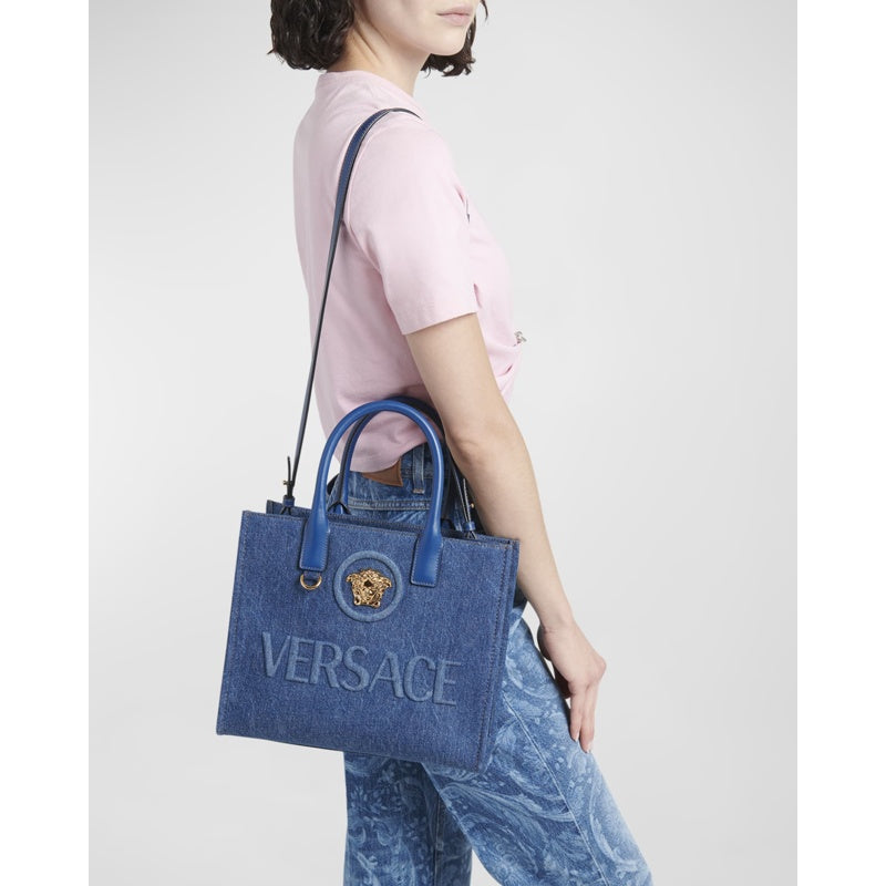 Bolsa Shopper La Medusa Small Denim