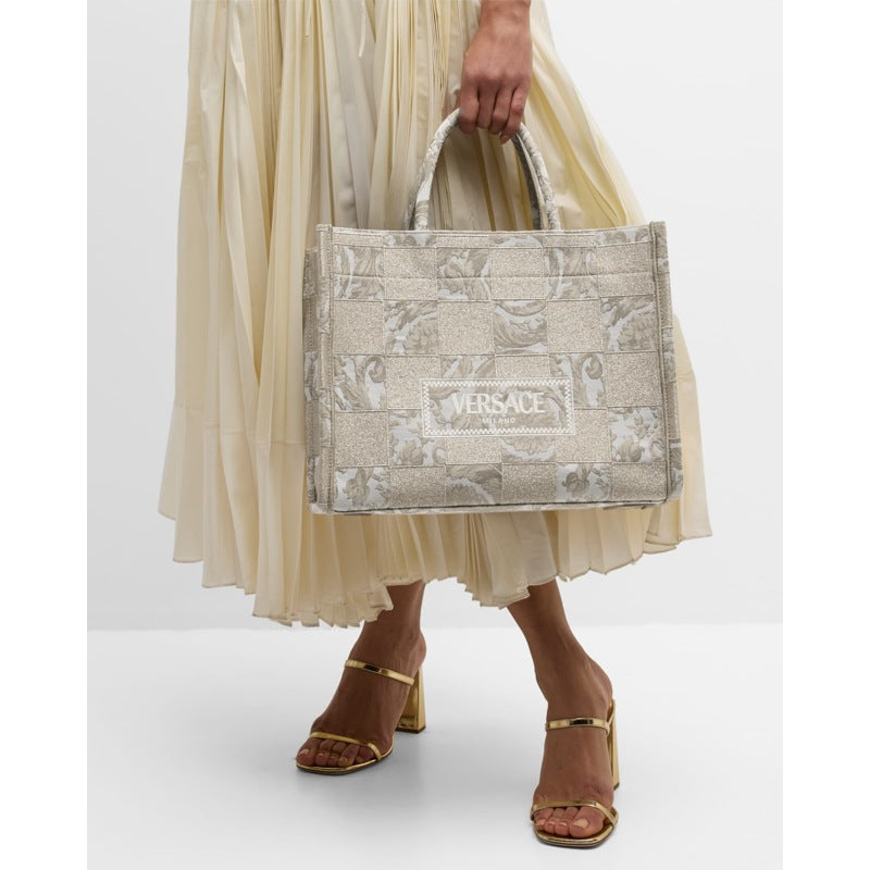 Bolsa Shopper La Medusa Large Patchwork Barocco