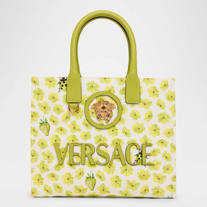 Bolsa Shopper La Medusa Small Flower Insect Canvas - Mercado de Luxo - O Maior E-Commerce de Bens, Produtos e Serviços de Luxo do Brasil.
