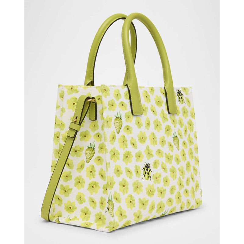 Bolsa Shopper La Medusa Small Flower Insect Canvas