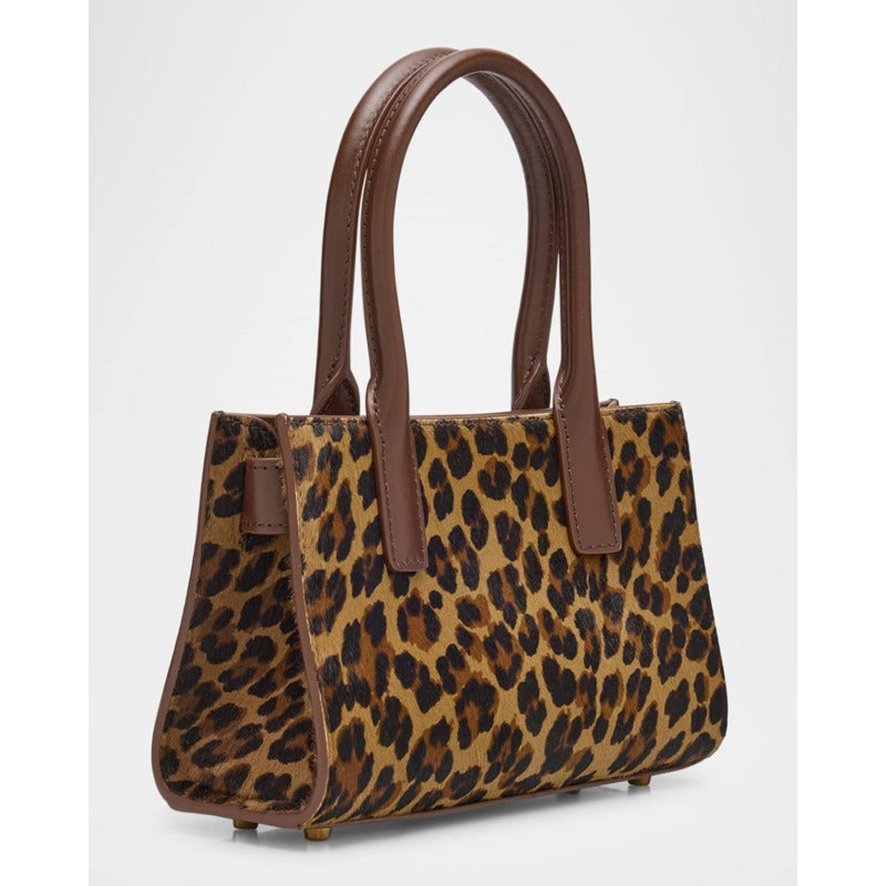 Bolsa Shopper Medusa 95 Small Leopard Calf Hair