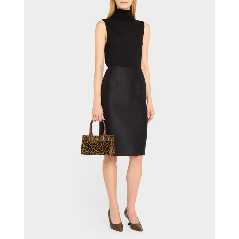 Bolsa Shopper Medusa 95 Small Leopard Calf Hair