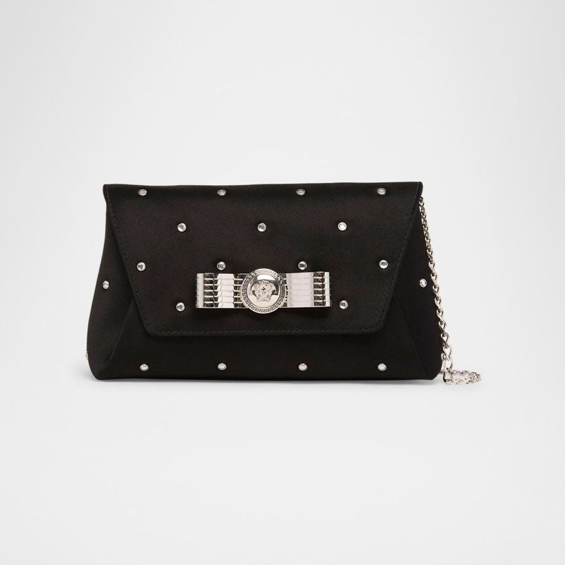 Bolsa Clutch Medusa 95 Embellished Satin - Mercado de Luxo - O Maior E-Commerce de Bens, Produtos e Serviços de Luxo do Brasil.