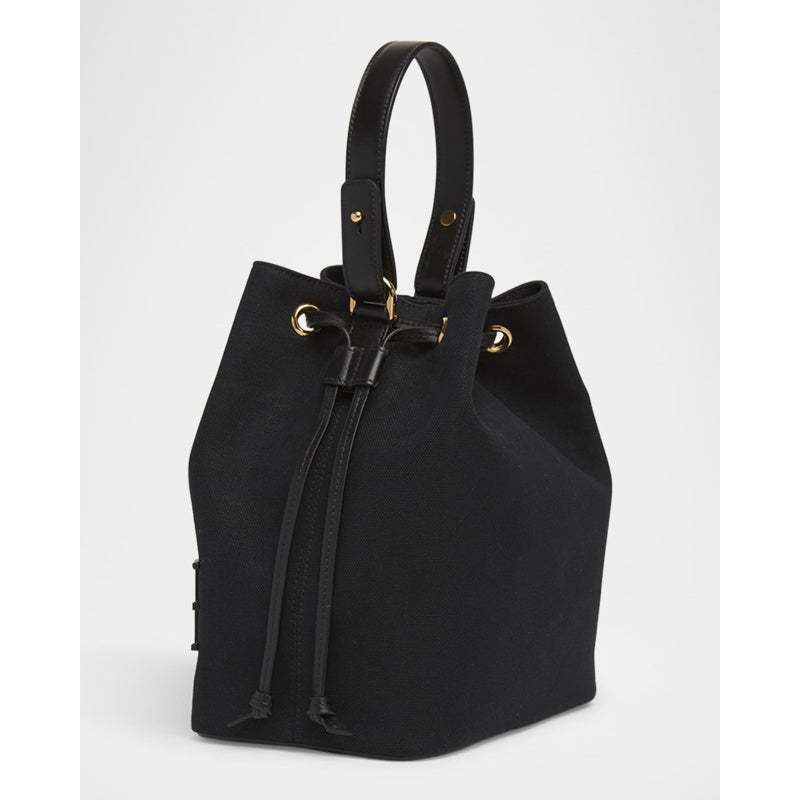 Bolsa Bucket La Medusa Drawstring Canvas