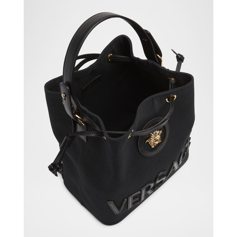 Bolsa Bucket La Medusa Drawstring Canvas