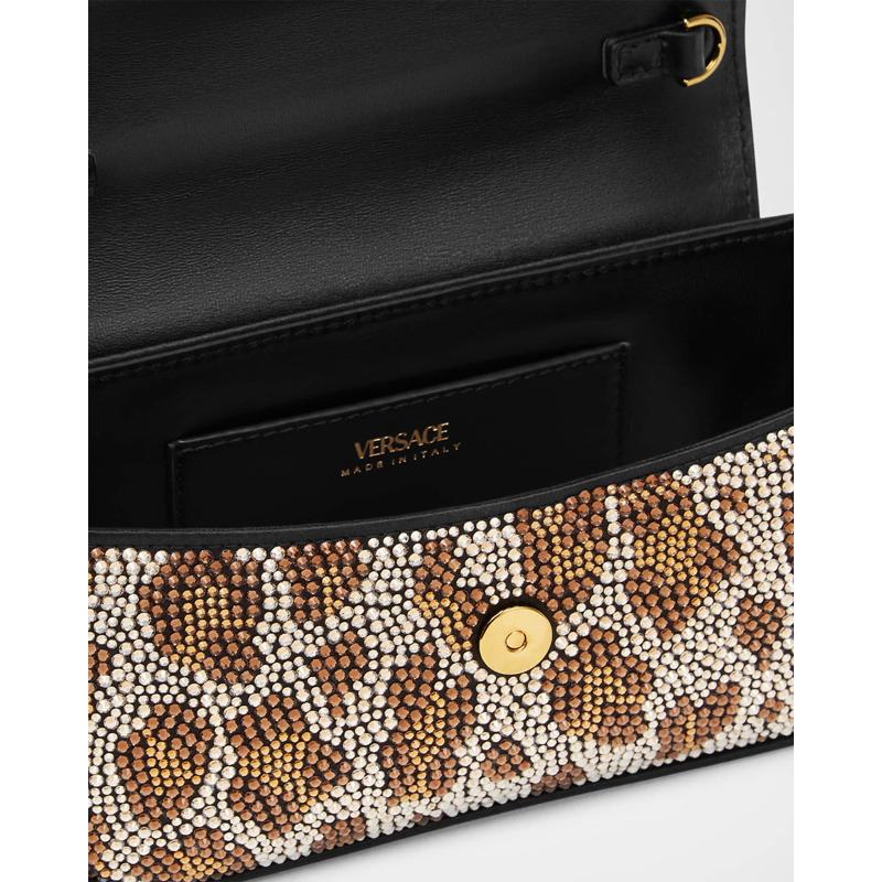 Bolsa Handle La Medusa Mini Beaded