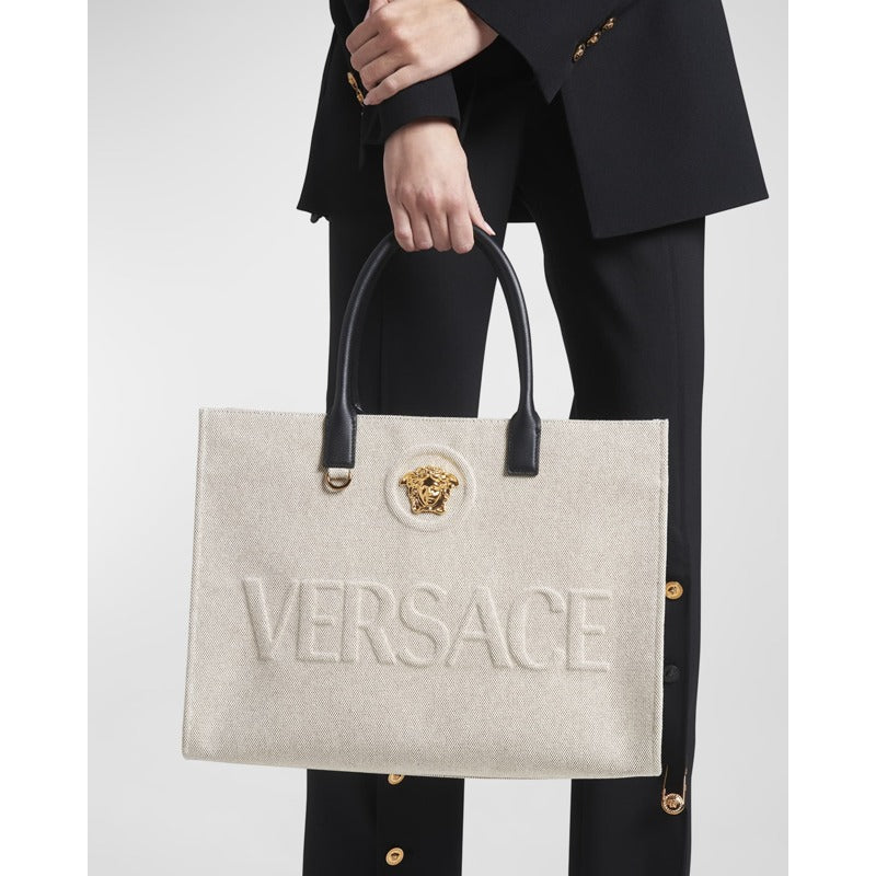 Bolsa Shopper La Medusa Logo Canvas