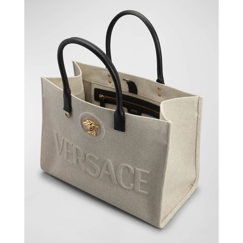 Bolsa Shopper La Medusa Logo Canvas