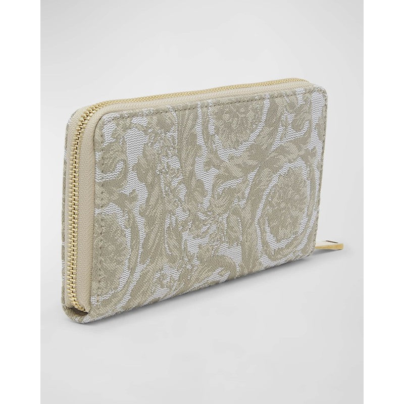 Bolsa Wallet Zip Jacquard Embroidered Long