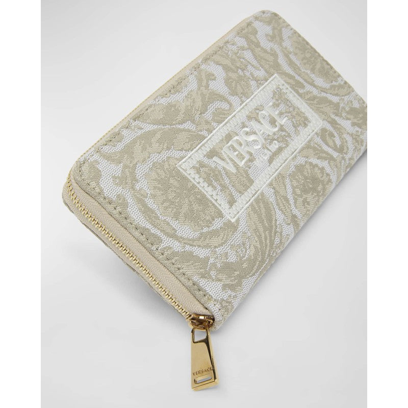Bolsa Wallet Zip Jacquard Embroidered Long