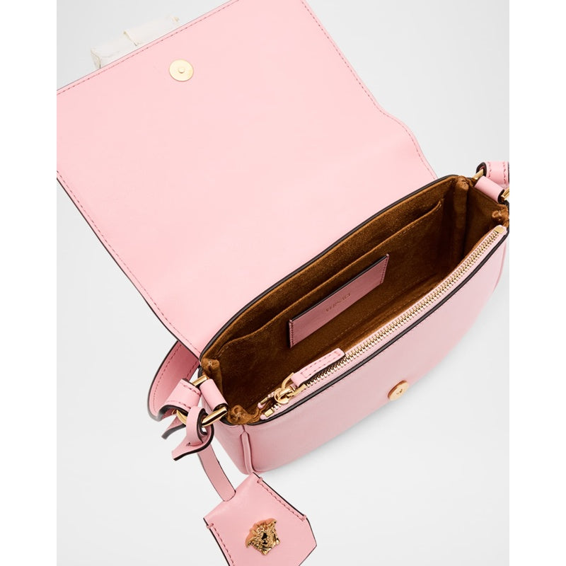 Bolsa Crossbody Versace Tag Mini Flap