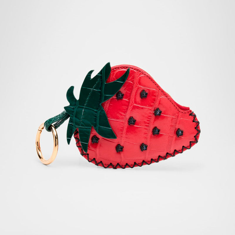 Charms e Acessórios Strawberry Croc-Embossed Charm - Mercado de Luxo - O Maior E-Commerce de Bens, Produtos e Serviços de Luxo do Brasil.