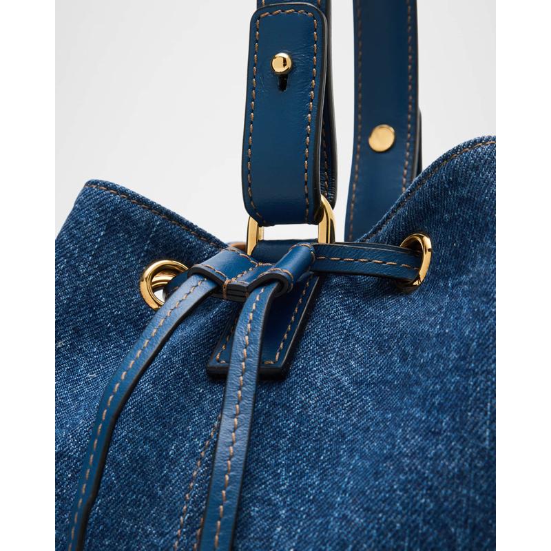 Bolsa Bucket La Medusa Denim