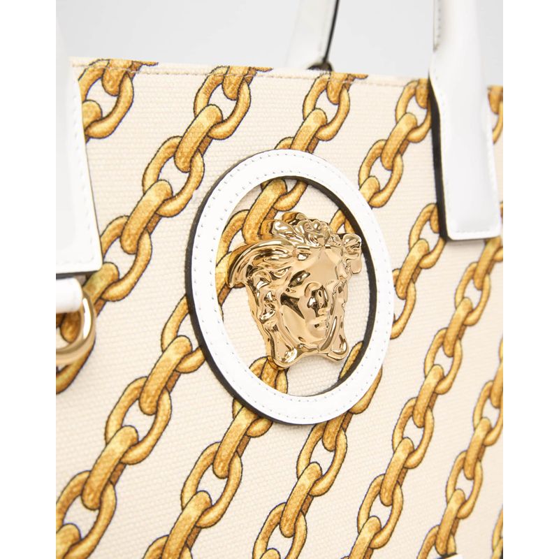 Bolsa Shopper La Medusa Chain-Link Canvas