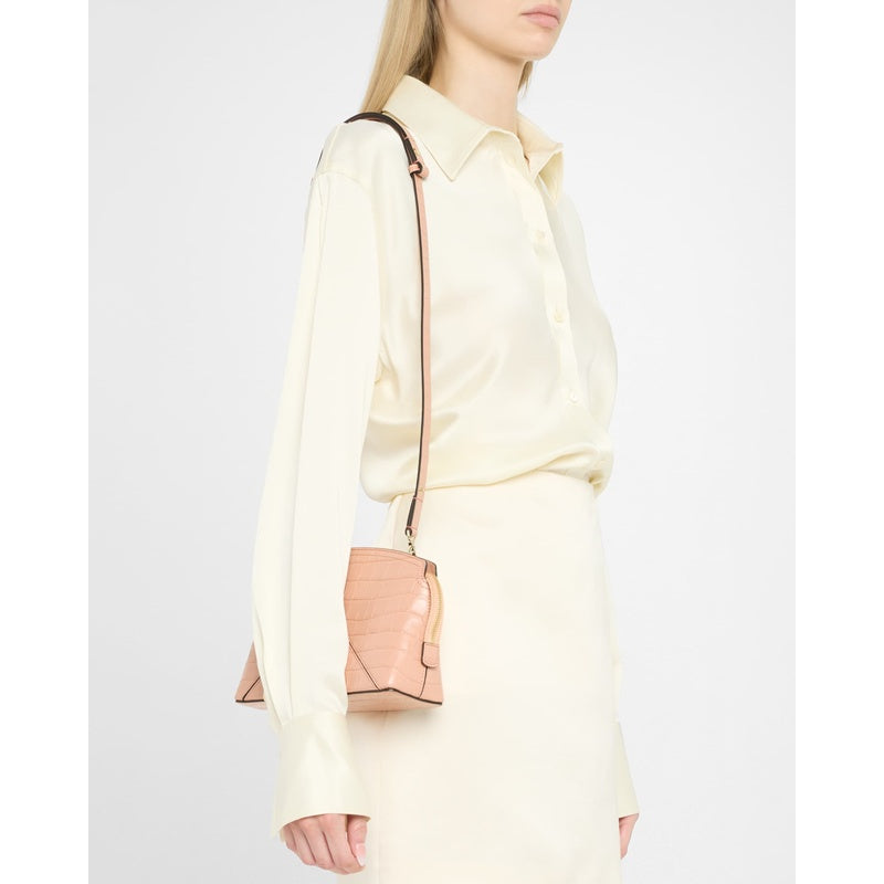 Bolsa Crossbody The Victoria Croc-Embossed