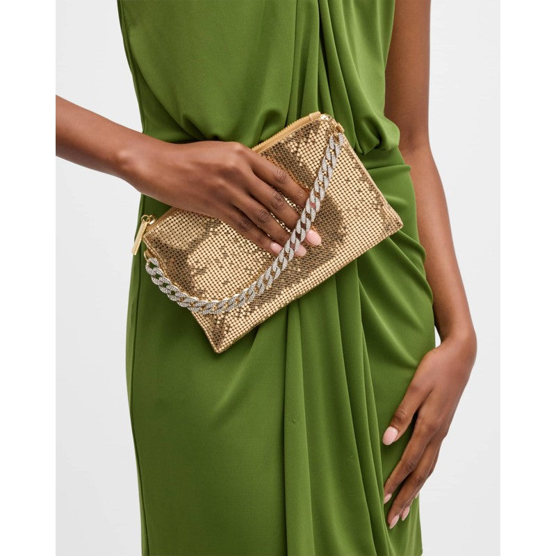 Bolsa Crossbody Zia Metallic Chain