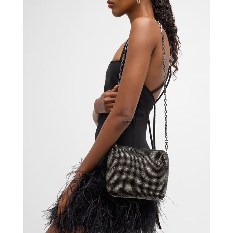 Bolsa Shoulder Anya Metallic Crystal