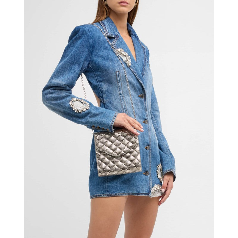 Bolsa Crossbody Stevie Quilted Mesh