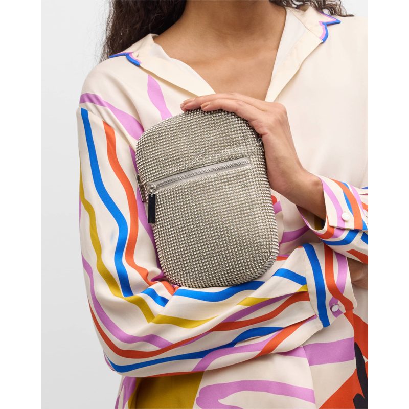 Bolsa Crossbody Zip Crystal
