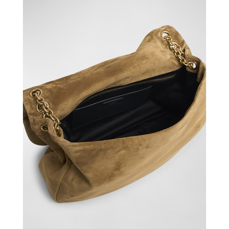 Bolsa Shoulder Jamie 4.3 Maxi YSL in Quilted Suede