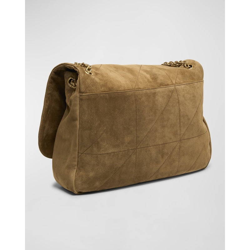 Bolsa Shoulder Jamie 4.3 Maxi YSL in Quilted Suede