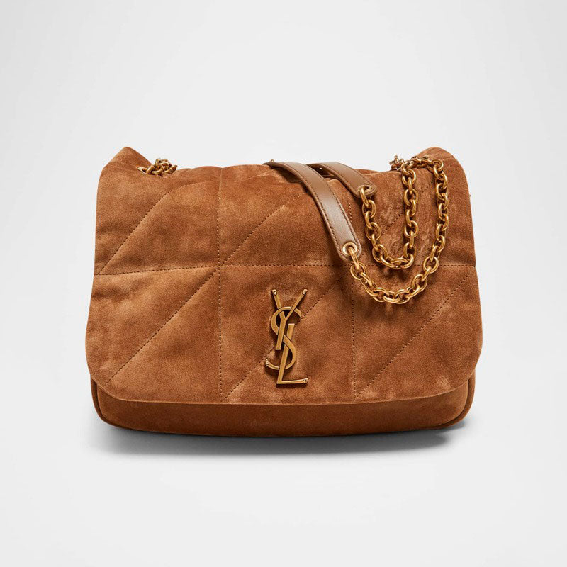 Bolsa Shoulder Jamie 4.3 Medium Quilted Suede - Mercado de Luxo - O Maior E-Commerce de Bens, Produtos e Serviços de Luxo do Brasil.