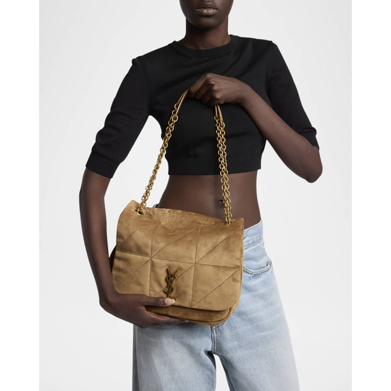 Bolsa Shoulder Jamie 4.3 Medium Quilted Suede