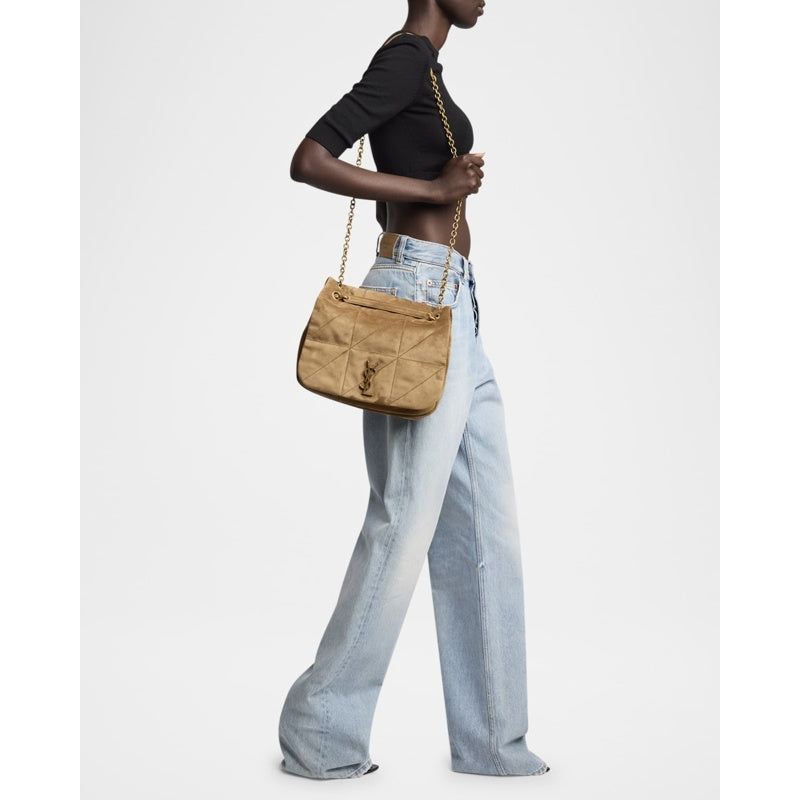 Bolsa Shoulder Jamie 4.3 Medium Quilted Suede