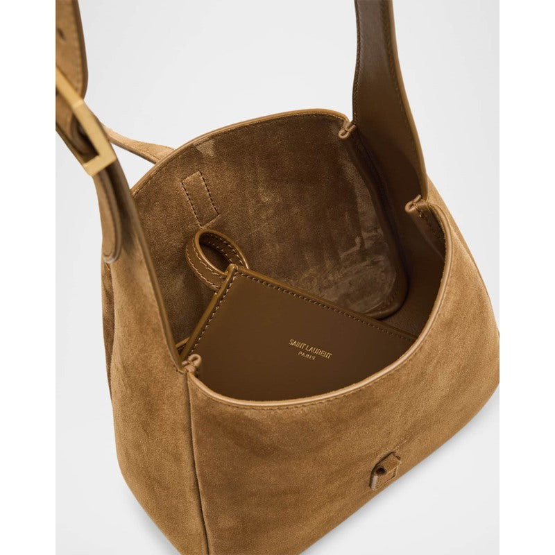 Bolsa Shoulder Le 5 A 7 Baby YSL in Suede