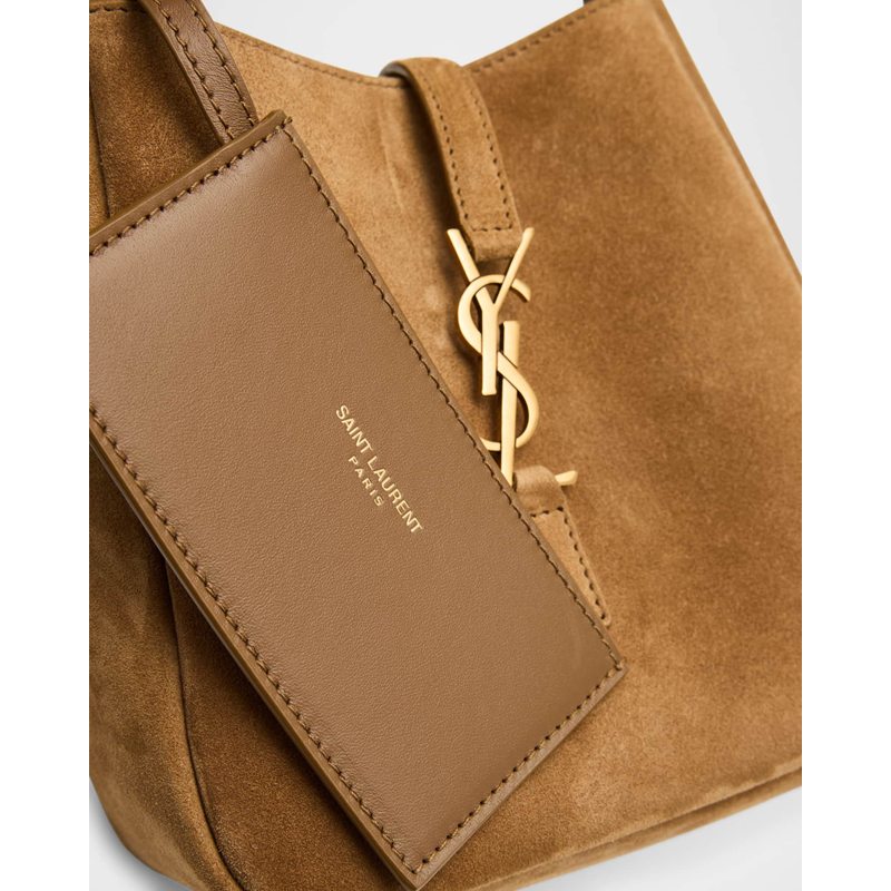 Bolsa Shoulder Le 5 A 7 Baby YSL in Suede