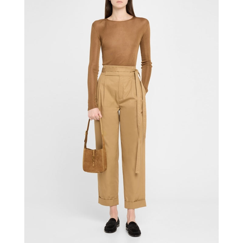 Bolsa Shoulder Le 5 A 7 Baby YSL in Suede
