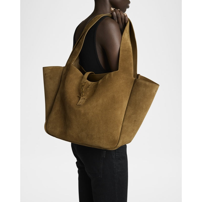 Bolsa Shopper Bea YSL Cabas in Suede