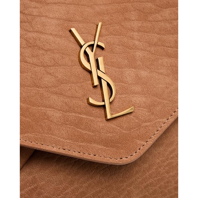 Bolsa Clutch Large YSL Envelope  in Pebbled