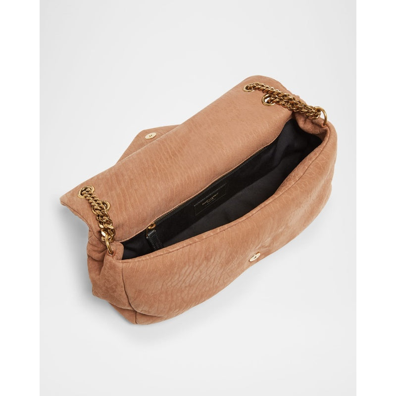 Bolsa Shoulder Calypso Medium YSL in Grained Nubuck