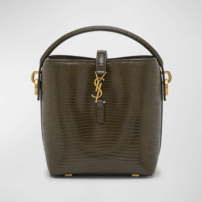 Bolsa Bucket Le 37 Mini YSL in Lizard - Mercado de Luxo - O Maior E-Commerce de Bens, Produtos e Serviços de Luxo do Brasil.