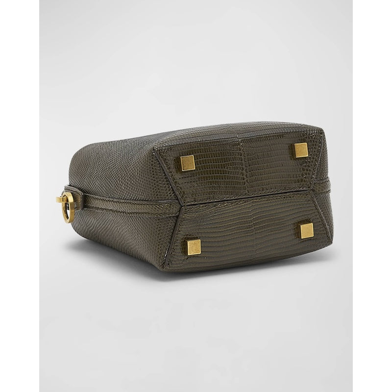 Bolsa Bucket Le 37 Mini YSL in Lizard