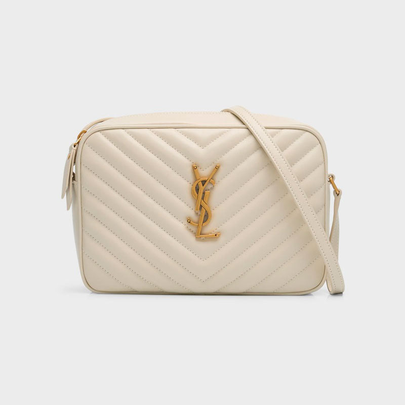 Bolsa Crossbody Lou Medium YSL Camera with Pocket in Quilted - Mercado de Luxo - O Maior E-Commerce de Bens, Produtos e Serviços de Luxo do Brasil.