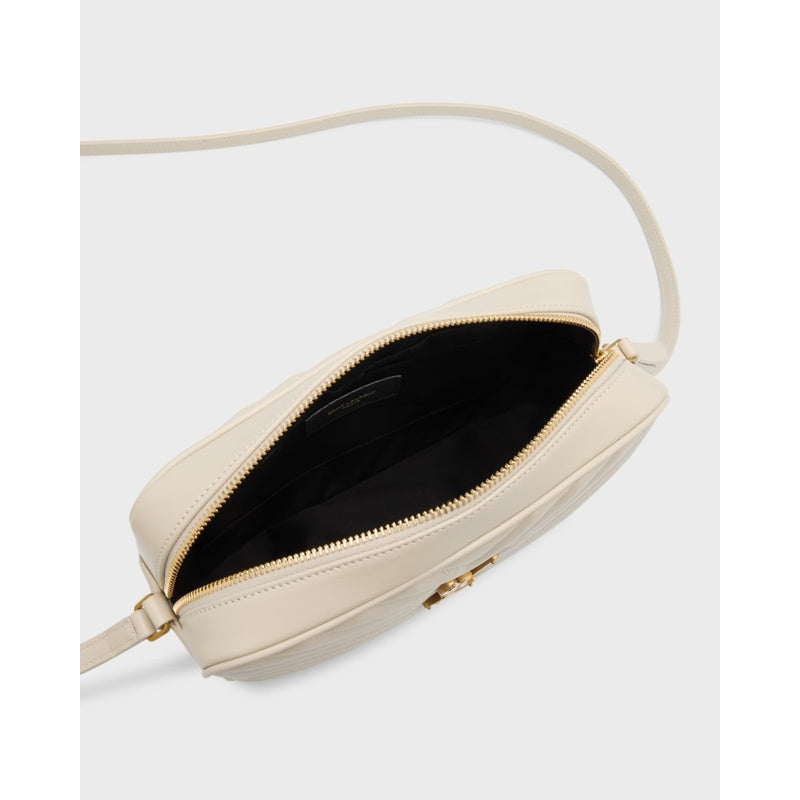 Bolsa Crossbody Lou Medium YSL Camera with Pocket in Quilted