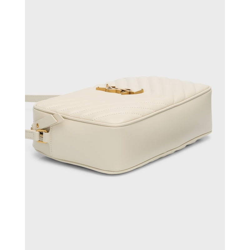 Bolsa Crossbody Lou Medium YSL Camera with Pocket in Quilted