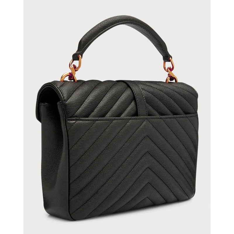 Bolsa Shoulder College Medium Flap YSL in Quilted