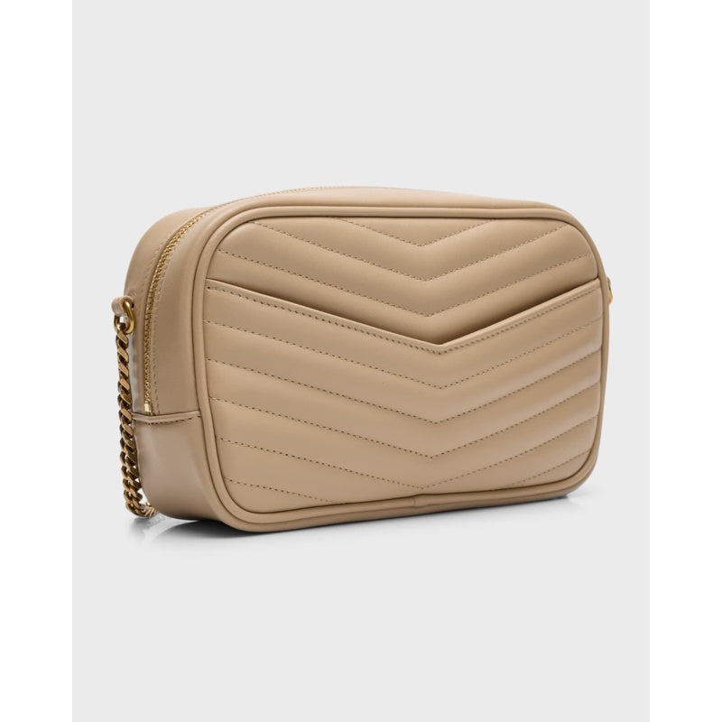 Bolsa Shoulder Lou Mini YSL Camera in Smooth Quilted