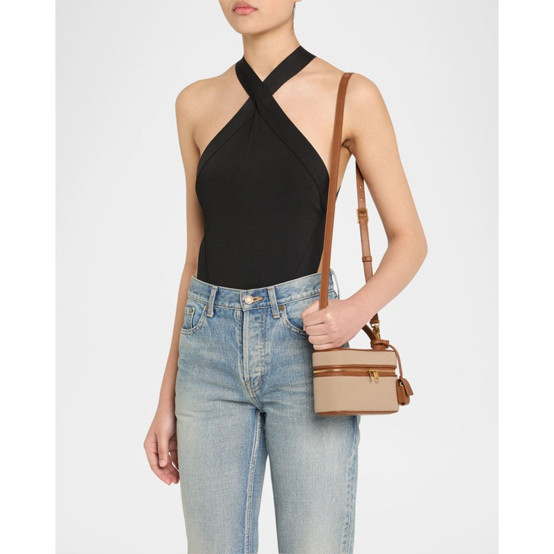Bolsa Crossbody Vanity in Canvas and
