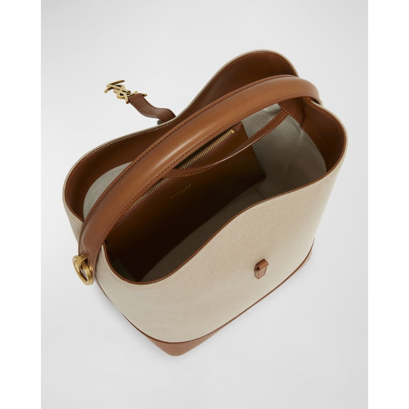 Bolsa Bucket Le 37 YSL in Canvas and