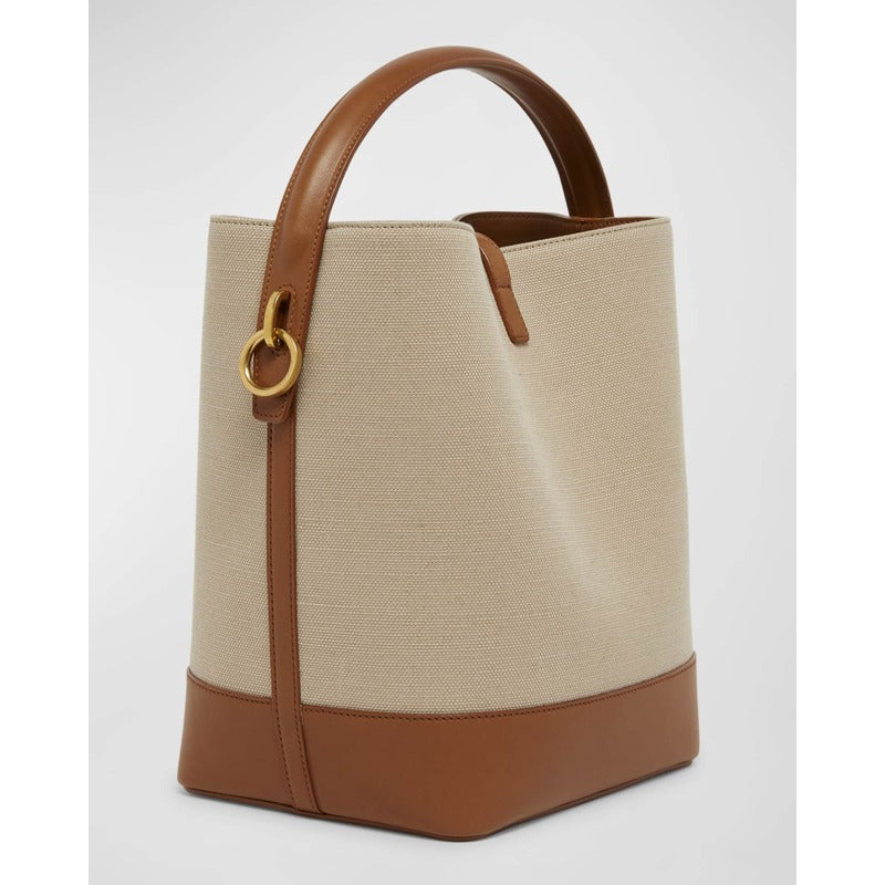 Bolsa Bucket Le 37 YSL in Canvas and