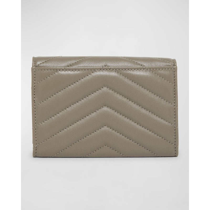 Bolsa Wallet YSL Monogram Small Flap in Smooth