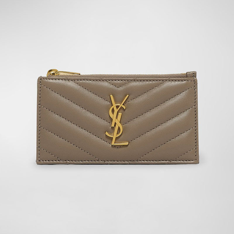 Bolsa Wallet Small YSL Zip in Quilted - Mercado de Luxo - O Maior E-Commerce de Bens, Produtos e Serviços de Luxo do Brasil.