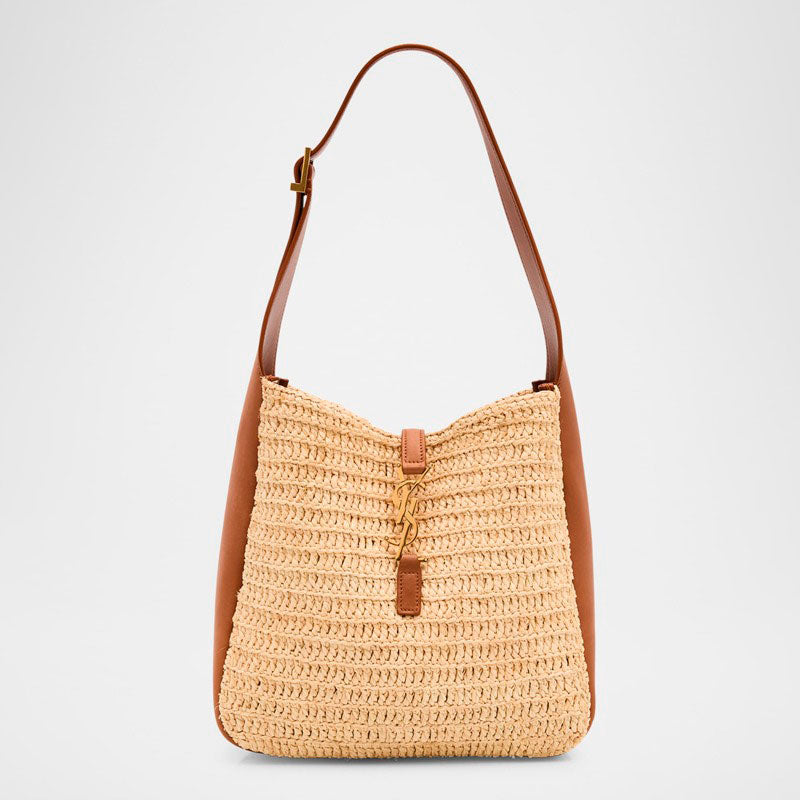 Bolsa Beach Le 5 A 7 Small YSL in Raffia and - Mercado de Luxo - O Maior E-Commerce de Bens, Produtos e Serviços de Luxo do Brasil.