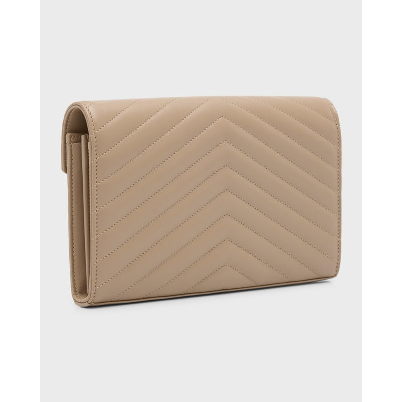 Bolsa Crossbody YSL Monogram Large on Chain in Smooth