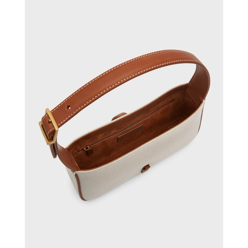 Bolsa Shoulder Le 5 A 7 YSL in Canvas